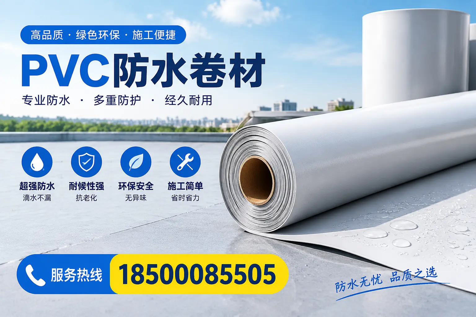 选用PVC防水卷材时需要避开的常见误区,特别是在锡林郭勒